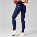 Fitness Yoga Pants For Women High-waisted Butt-lifting Stretchy Form-fitting Workout Tights