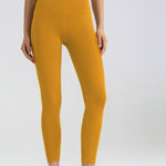 Mesh Side-pocket Stretchy Athletic Leggings