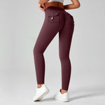 Fitness Yoga Pants For Women High-waisted Butt-lifting Stretchy Form-fitting Workout Tights