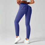 Fitness Yoga Pants For Women High-waisted Butt-lifting Stretchy Form-fitting Workout Tights