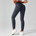 Fitness Yoga Pants For Women High-waisted Butt-lifting Stretchy Form-fitting Workout Tights