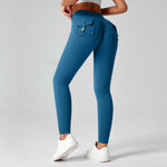 Fitness Yoga Pants For Women High-waisted Butt-lifting Stretchy Form-fitting Workout Tights